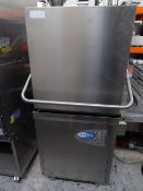 *ClassEQ Hydro957 passthrough dishwasher with small right hand feed table - including 3 trays.