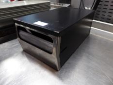 *black and S/S napkin dispenser