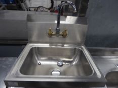 *S/S handwash sink 430w x 400d