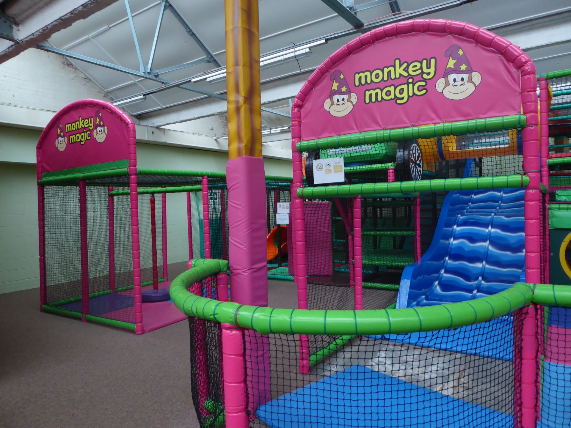 *Monkey Magic playzone - large kids soft play construction.  12000w x 1200d x 4000h (approx) multi - Image 3 of 10