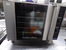 *Blueseal Turbofan oven - single phase 4 shelf oven. From a national chain, in good condition.