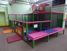 *Under 3 play zone - younger kids soft play castle construction, multi level, slides, towers, domes,