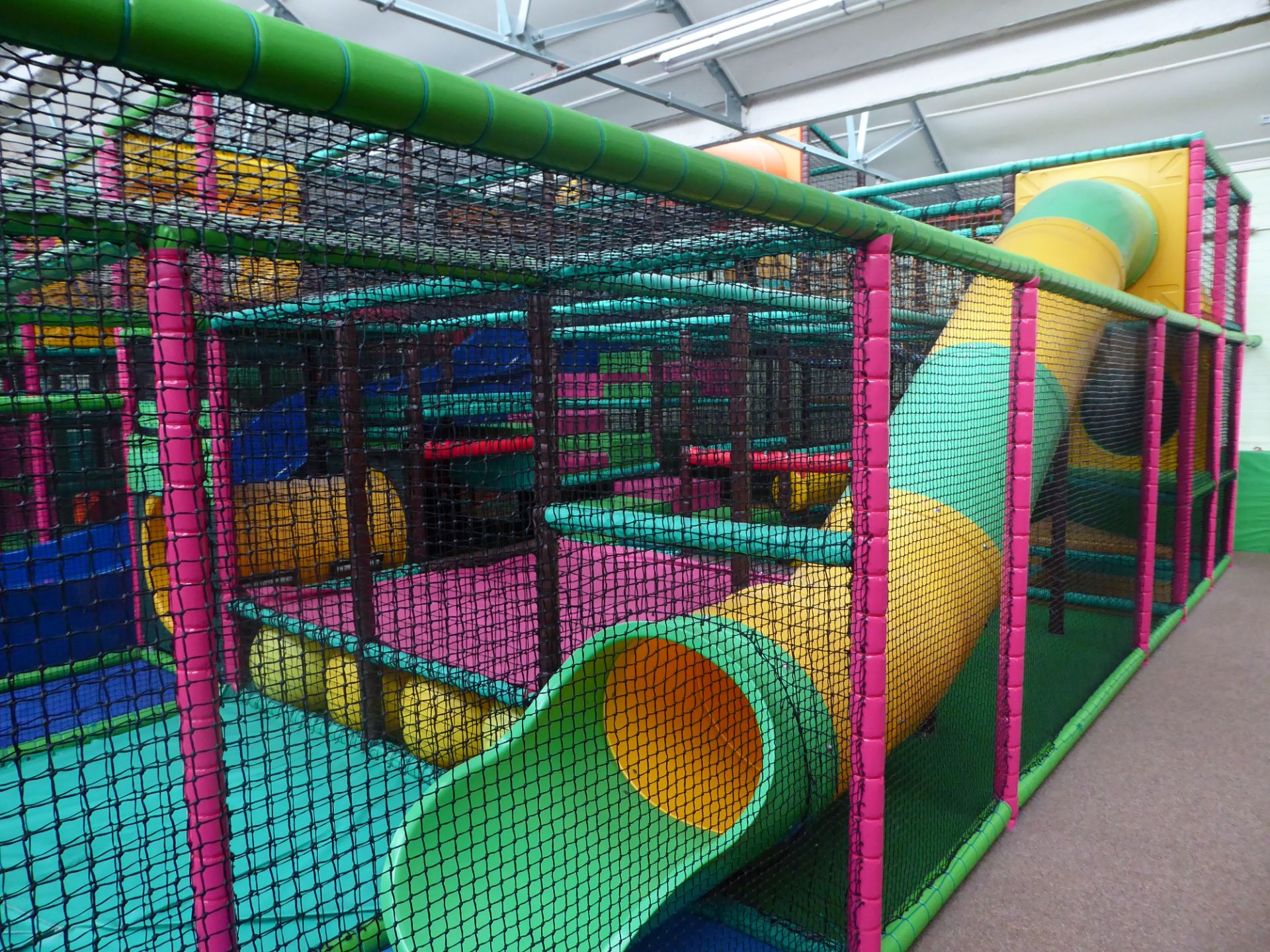 *Monkey Magic playzone - large kids soft play construction.  12000w x 1200d x 4000h (approx) multi - Image 2 of 10