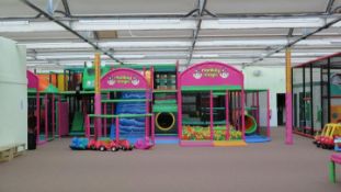 *Monkey Magic playzone - large kids soft play construction.  12000w x 1200d x 4000h (approx) multi