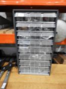 *Set of Component Drawers Containing Fixings, Screws, etc.