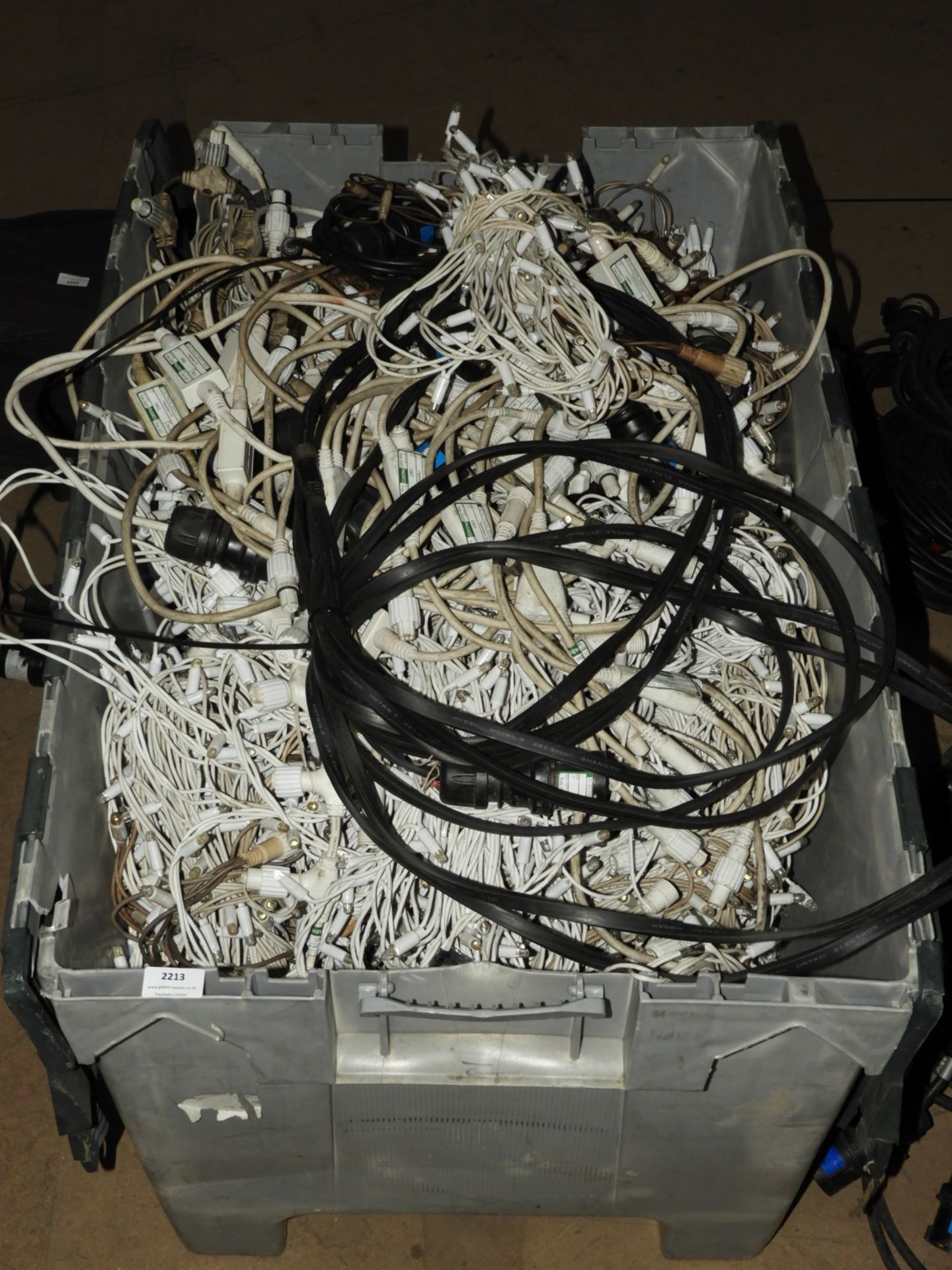 *Large Quantity of LED Fairy Lights with Power Supply Cables and Power Splitters