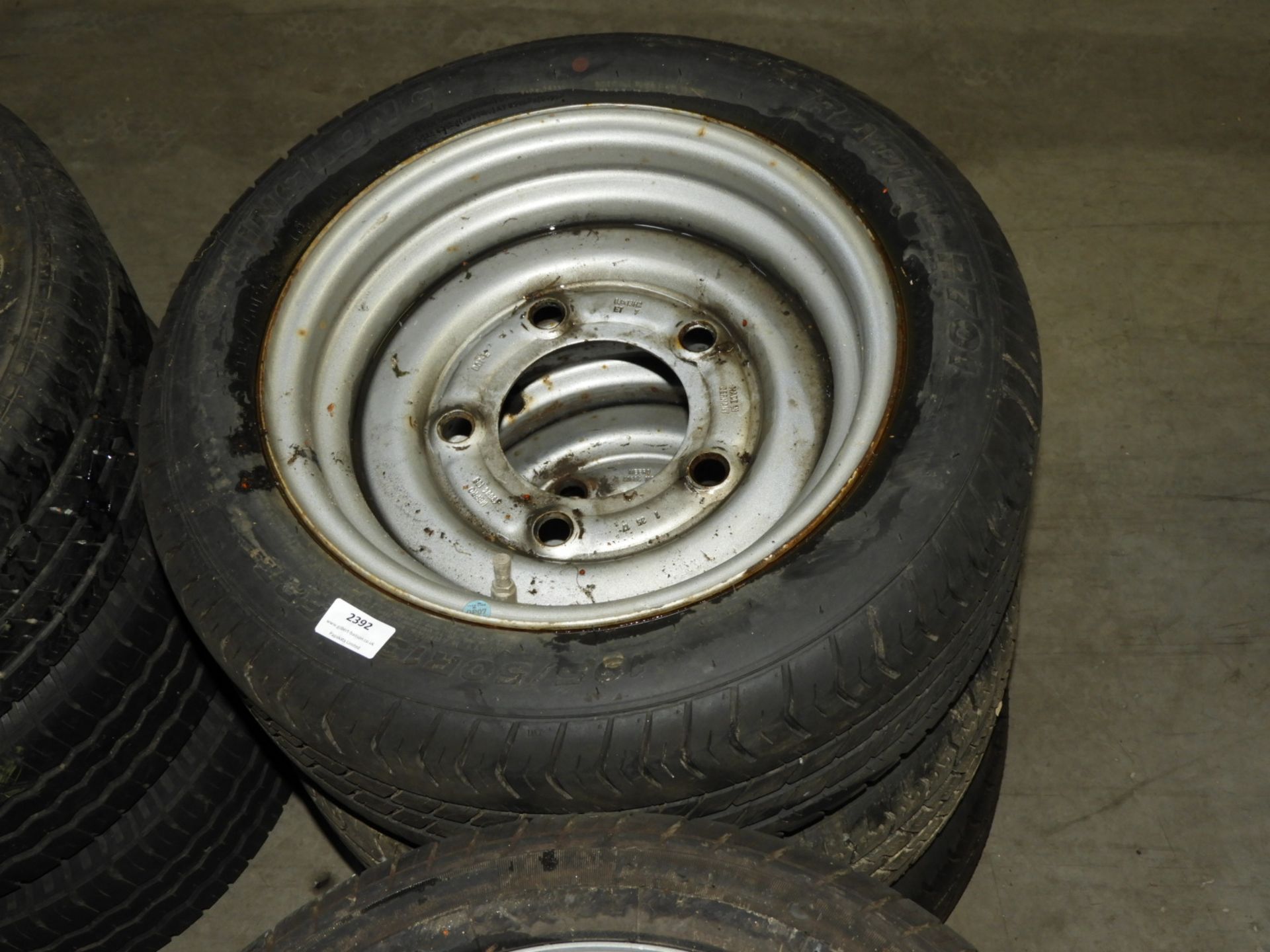 *Three Five Stud Steel Wheels with 195/50x13 Tyre