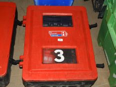 *Fire Extinguisher Storage Cabinet Containing Foam and CO2 Extinguishers