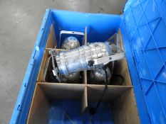 *Crate Containing 5 Polished Aluminium PAR30 Lamps