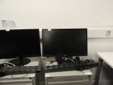 *LG E2442TC Monitor with Extension Lead, etc.