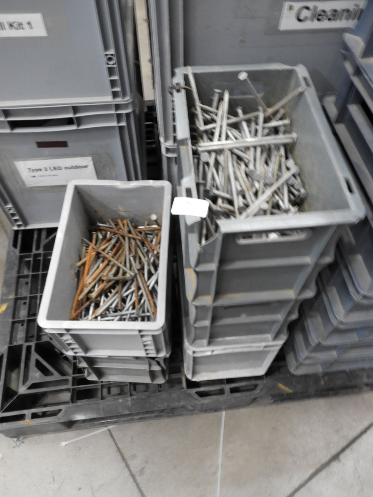 *Five Boxes of Galvanised 6" Nails