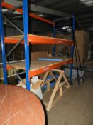 *One Bay of Heavy Duty Pallet Racking Comprising of 2 Uprights, 4 Beams and Shelving