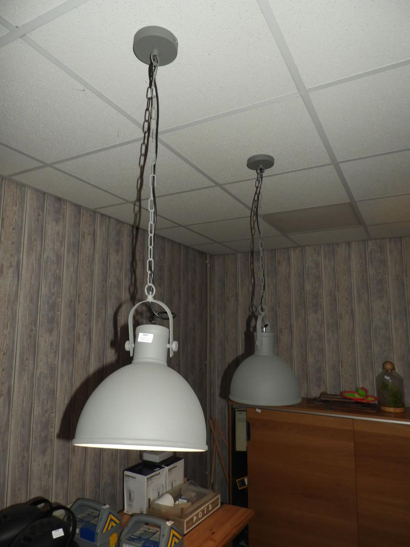 *Pair of Contemporary Style Ceiling Lights