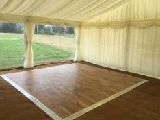 *Portable Floor Maker 15ft x 15ft Oak Laminate Dance Floor