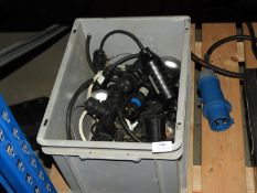 *Box Containing RCD Protected Power Supply, Junction Box, 16A Plugs & Sockets, etc.