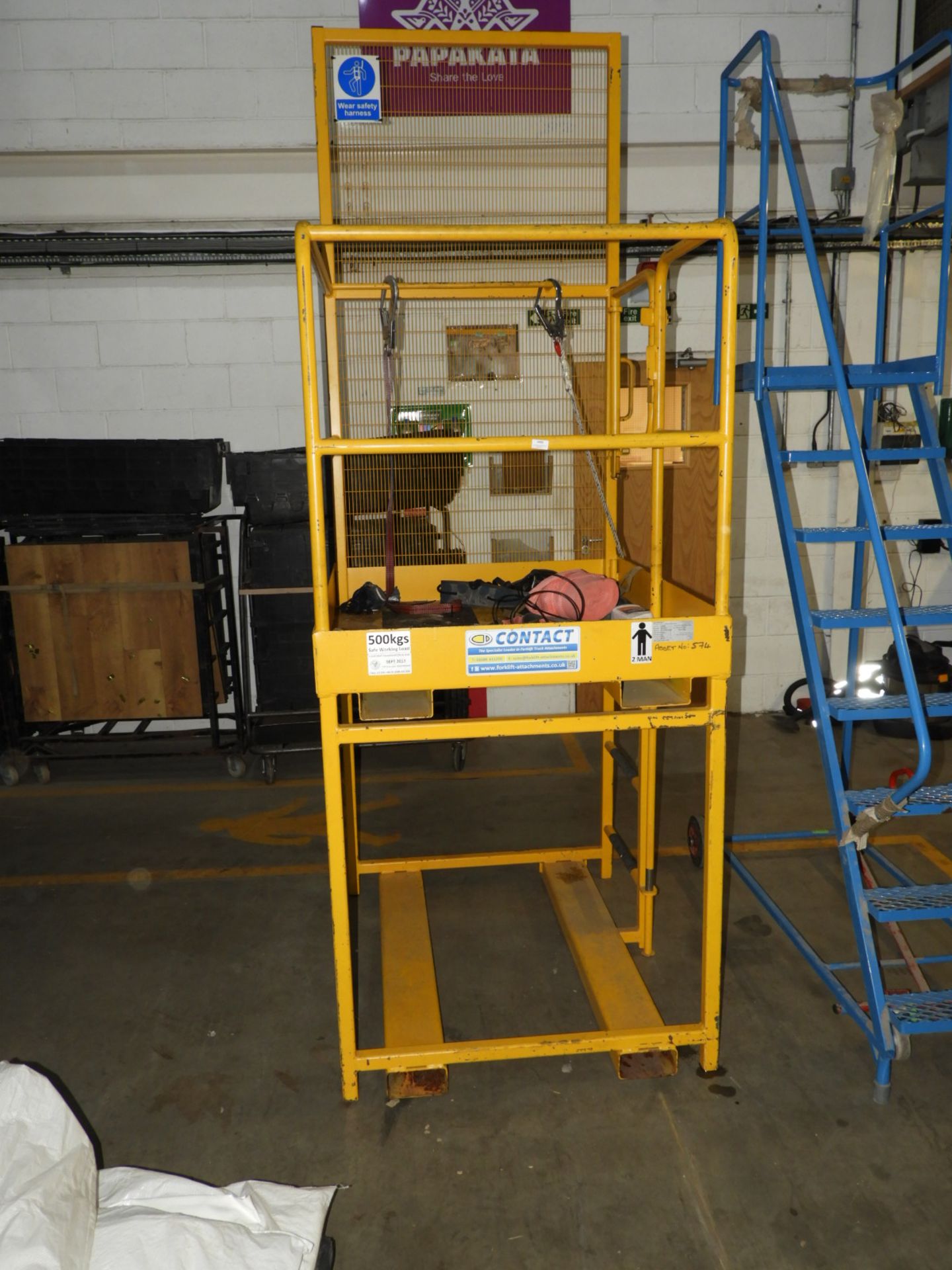 *Contact Two Man 500kg Forklift Working Basket