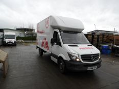 *Mercedes Sprinter Luton Van with Tail Lift Reg: KP64 SVF, Mileage: 66195