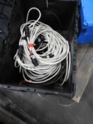 *Box Containing 13 Power Supply Leads with Wieland Plugs and Sockets
