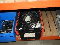 *Box Containing Extension Leads, Wieland Fly Leads, RCD Protected Power Supplies, etc.