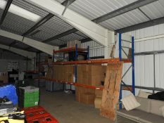 *Four Bays of Pallet Racking Comprising of 5 Uprights and 16 Beams