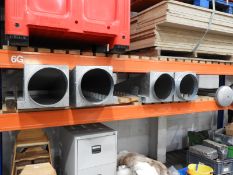 *Four Galvanised Ducting Vents