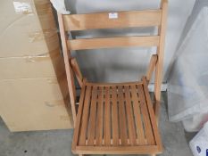 *New Foldable Wooden Chair