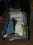 *Box Containing Cushions an Multicoloured Cushion Covers