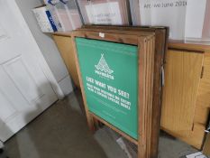 *Papkata Wooden A-Board Signs