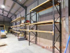 *Six Bays of Link 51H Pallet Racking Comprising of 7 Uprights and 30 Beams & Boards