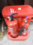 *Fire Extinguisher Station with Water and CO2 Fire Extinguishers