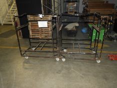 *Two Dance Floor Storage Trolleys