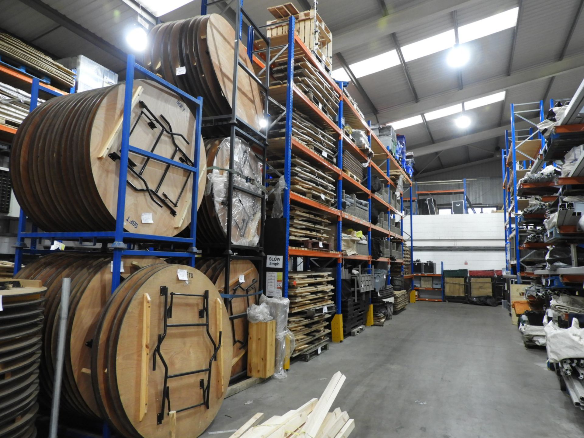 *Five Bays of Pallet Racking Comprising 6 Uprights and 44 Beams