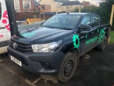 *Toyota Hilux Pick Up Reg:YJ19 YFY, Mileage: 22219