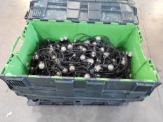 *Crate Containing ~140m of Festoon Lighting with Rough Service LED Bulbs