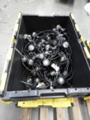 *Four 10m Lengths of LED Festoon Lighting with Power Supply Cables