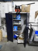*Cabinet Containing Assorted Janitorial Equipment Including Henry Vacuum Cleaner