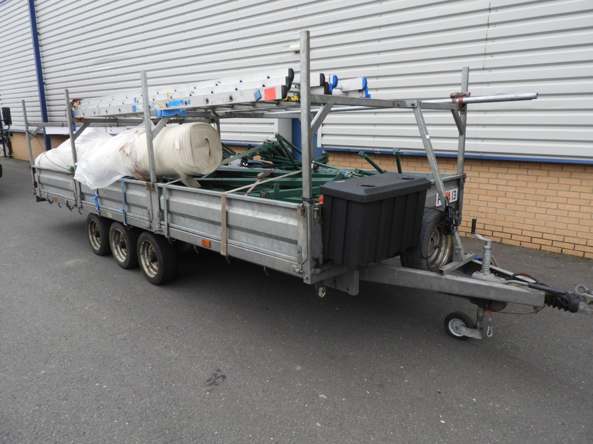 *Wessex Trailers Limited Tri Axel Drop Side Trailer (18ft x 6'8" Body) with H-Frames and Drop Sides