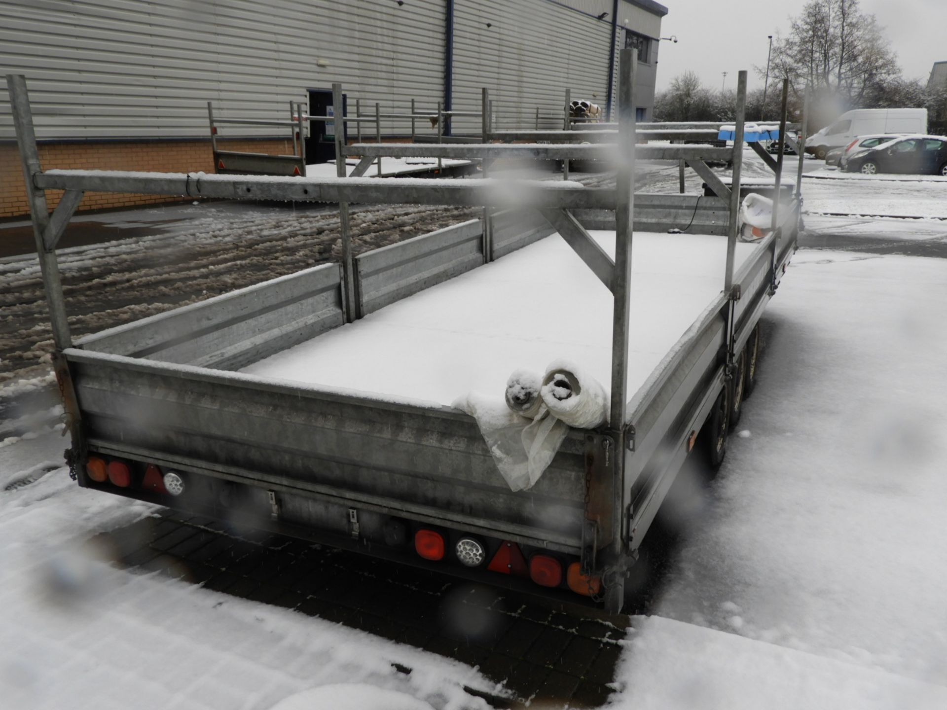 *Wessex Trailers Limited Tri Axel Drop Side Trailer (18ft x 6'8" Body) with H-Frames and Drop Sides - Image 3 of 3