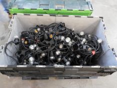 *Crate Containing ~140m of Festoon Lighting with Rough Service LED Bulbs