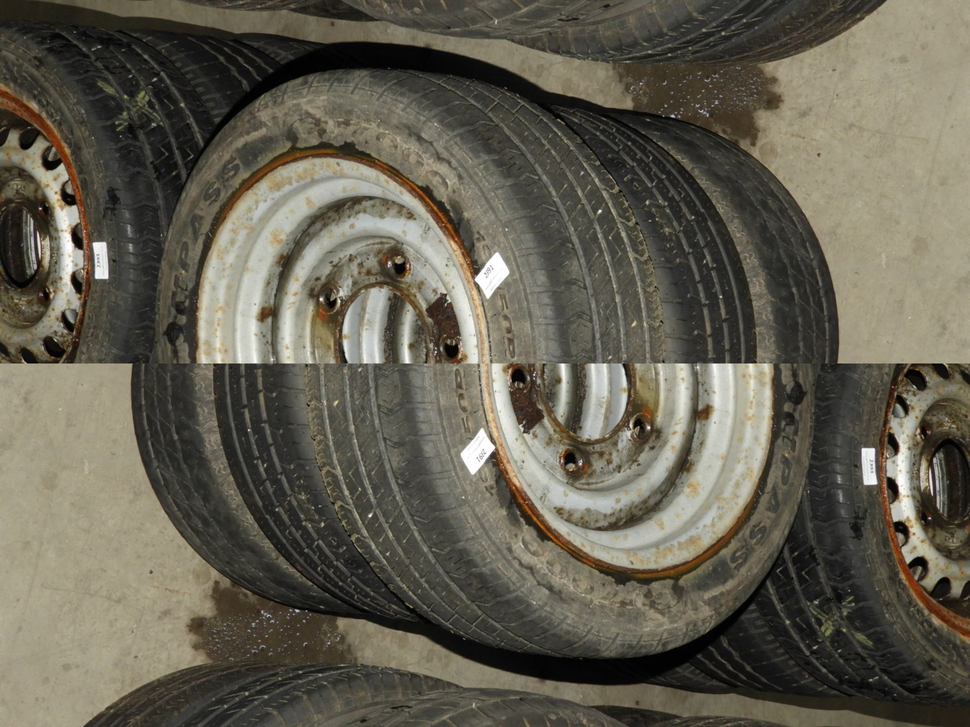 *Three Five Stud Steel Wheels with 195/50x13 Tyre