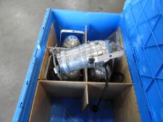 *Crate Containing 5 Polished Aluminium PAR30 Lamps