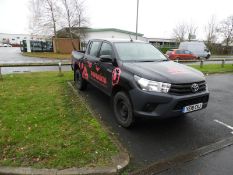 *Toyota Hilux Pick Up with Built In Tachograph Reg: YE18 CKJ, Mileage: 48065