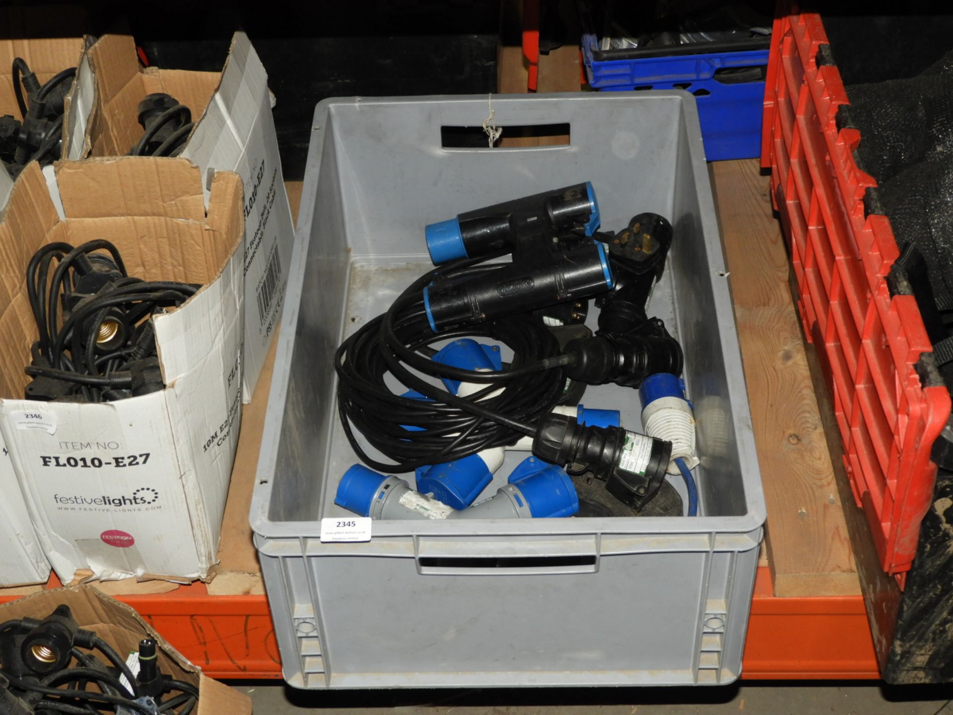 *Box Containing 16A Junction Boxes, etc.