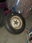 *New Goodyear 7.5R16c Tyre on Five Stud Steel Wheel to suit Land Rover Defender