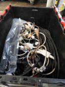 *Box Containing Festoon Lighting Power Supplies, 16A Extension Cables, etc.