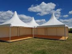 *3x3m Open Sided Pagoda Style Marquee