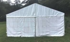 *6x6m Clear Span Marquee Colour: White