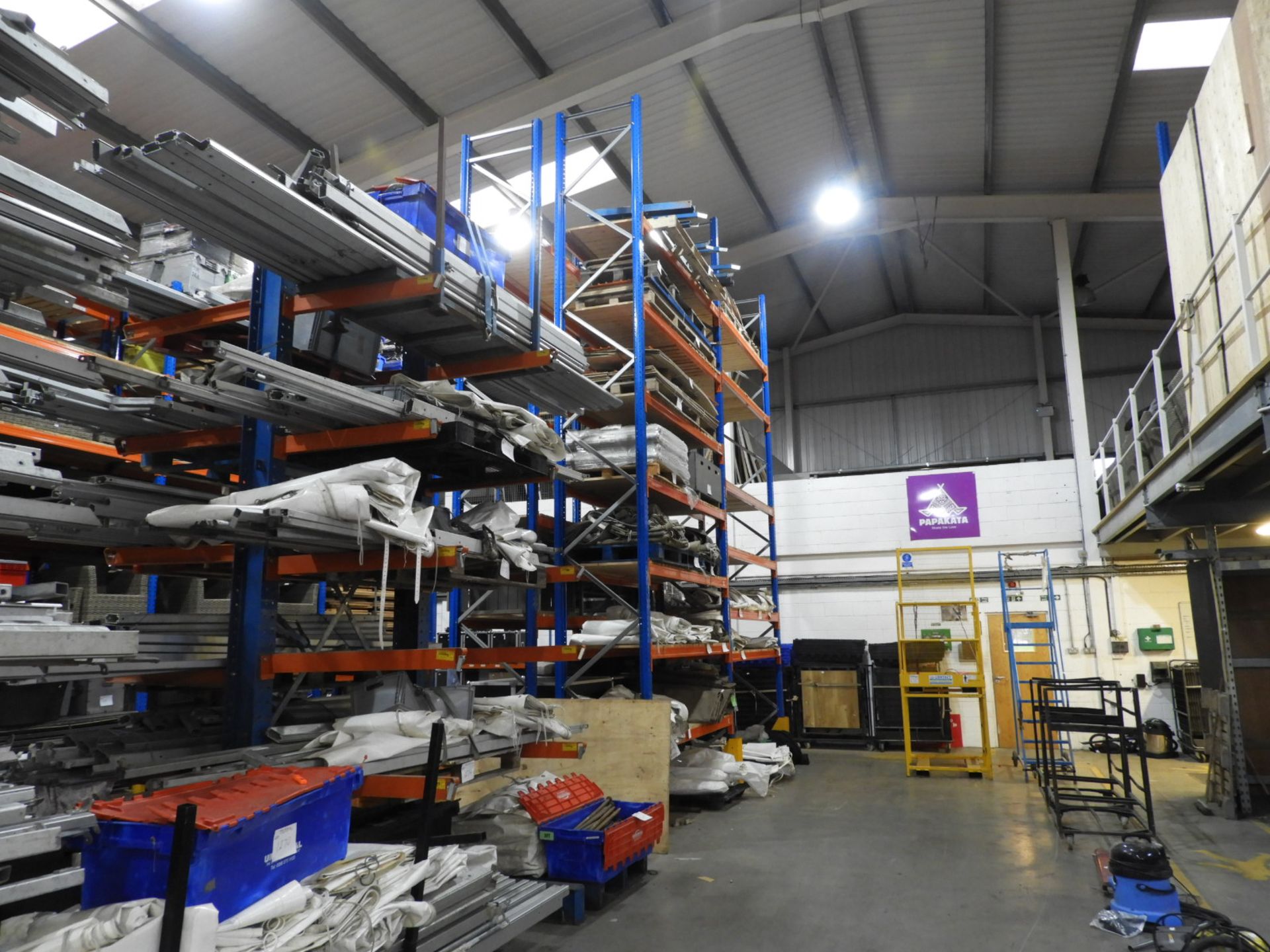 *Two Bays of Pallet Racking Comprising 3 Uprights and 26 Beams