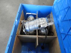 *Crate Containing 5 Polished Aluminium PAR30 Lamps