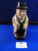 Royal Doulton Character Jug of Winston Churchill